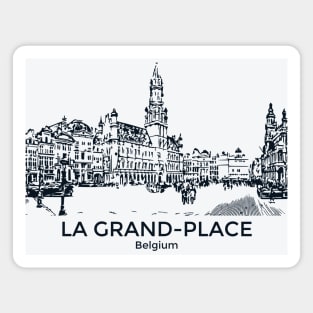 La Grand-Place - Belgium Magnet